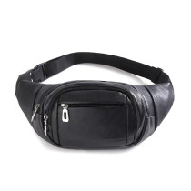 Travelling Fashion fanny Pack Waist Belt Bag wholesale PU leather fanny pack unisex waist bag