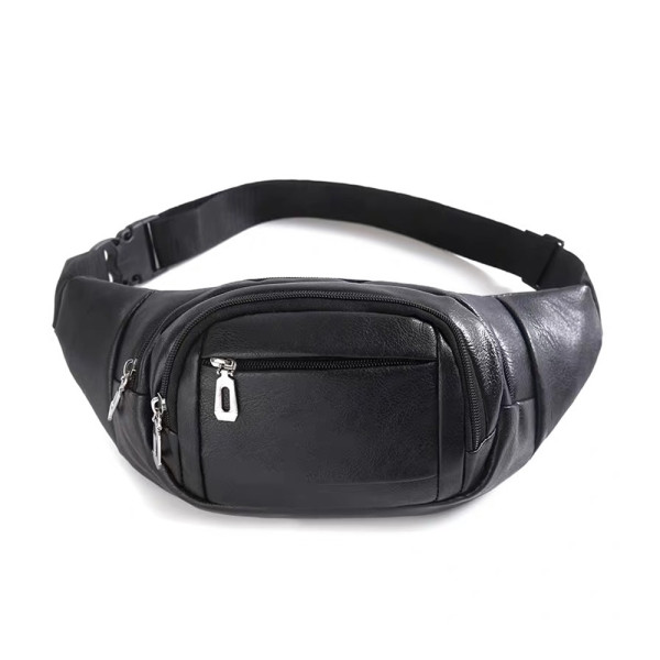Travelling Fashion fanny Pack Waist Belt Bag wholesale PU leather fanny pack unisex waist bag