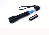 outdoor emergency logo projection flashlight lens 2000 lumens flashlight