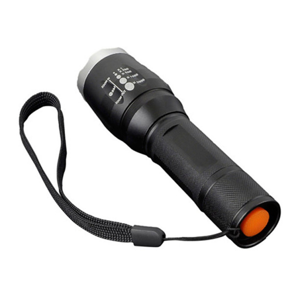 Rechargeable led emergency flexible torch trip light 4000 lumens flashlight