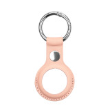 Luxury PU Leather Keychain Protective Cover for Apple Airtags Tracker Anti-Lost Airtag Case Sleeve Hang Cases Shell