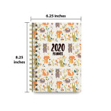 Custom Design Spiral 2022 Teacher Academic Daily Planner