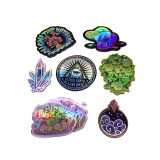 Low MOQ Custom Logo Design Cartoon Printed UV Protection Waterproof PVC Vinyl Die Cut Sticker