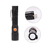 COB popular industrial led torch light stronglite USB  led rechargeable torch