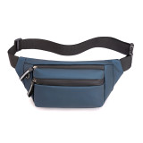 2021 Wholesale fashion fanny pack custom waterproof running belt bags men crossbody reflective waist bag with earphone hole