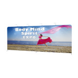 8ft 10ft Straight Portable Aluminum Frame Tension Fabric Event Backdrop Stand Trade Show Wall