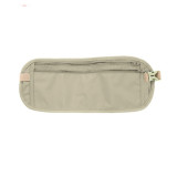 High quality RFID blocking Travel Money Belt 600D Poly Security and anti-theft passport holder waist bag