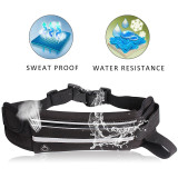 Fashion reflection waist bags phone belt bum fanny pack gym sport women ladies running belt with water bottle holder