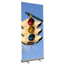 High quality 100*200 roll up advertising Easy change picture roll up banner display
