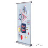 wholesale Portable trade show banner display roll up electric roller printing fabric roll up stand