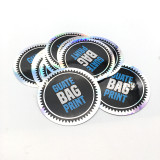 Wholesale Adhesive Holographic Logo Stickers Custom Die Cut Vinyl Decorative Sticker