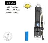 2000lumen high quality bright cob light flashlight tactical led rechargeable flashlight