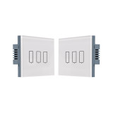 BroadLink S3-TC3 US 3Gang Smart Home Wall Switches Wifi No Netural Line Alexa/Google Voice Control Switch