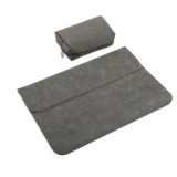 Fashion Design 11 Inch Waterproof Frosted PU Leather Laptop Sleeve Bag Notebook Bag