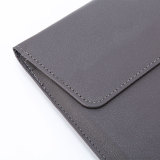 PU Leather Sleeve Case Laptop Leather Stand Cover Portable Notebook Protector Bag For Macbook 13 15 inch