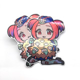 Wholesale Adhesive Holographic Logo Stickers Custom Die Cut Vinyl Decorative Sticker