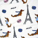 High quality super soft printing royal plush flannel fleece blanket