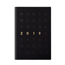Embossed Pu A5 Business Leather Planner Appointment planner
