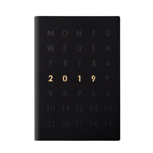 Embossed Pu A5 Business Leather Planner Appointment planner