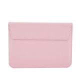 PU Leather Sleeve Case Laptop Leather Stand Cover Portable Notebook Protector Bag For Macbook 13 15 inch