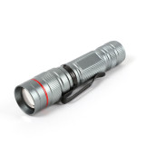 New rechargeable led flashlight zoomable promotional mini flashlight pussy