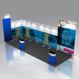 3 color flame Booth Display Walls 2 doors storage locker clothes closet wardrobe with hanger & air vent