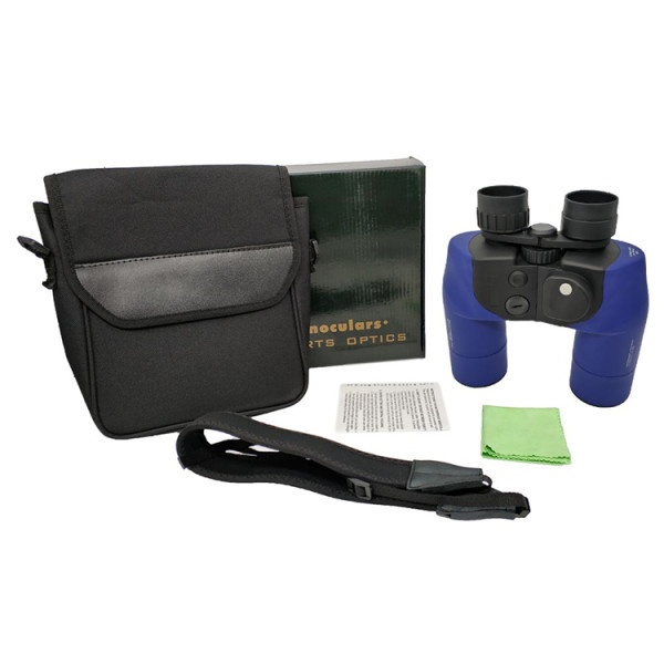 7-12x50 Range Binoculars Vision Monocular Zoom Binocular Microscope with Harness