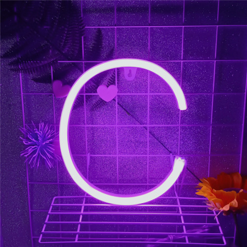 Customized Size Outdoor Advertising Waterproof Neon Lighting Hanging Wall Neon Lighting Large letter Decoration Neon Light