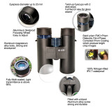 Hollyview 8x42 HD 10x42 Binoculars for Adult - Cycvis Bird Watching Binoculars, Compact Binoculars for Hunting & Bird Watching