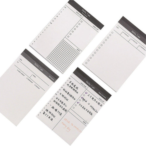 Custom Printing Cute Mini Daily Tear Off Sticky Notes Notepad