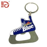 hot sale zinc alloy mental custom logo size shoes beer bottle opener souvenir keychain
