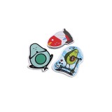 High Quality Vinyl Pvc Waterproof Diy Cute Cartoon Custom Logo Printing Die Cut Adhesive Stickers