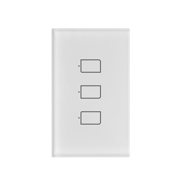 touch switch high quality BroadLink BestCon TC2S-3-US touching glass panel wall switch rf wall switch Personalization