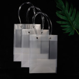 Low Price Durable Custom Logo Printed Clear Transparent Plastic Shopping Bag