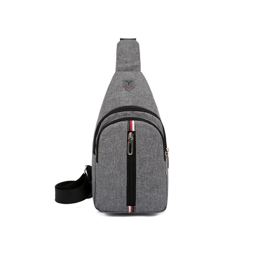 Outdoor hiking travel custom sports multi function fashionable sling crossbody bag chest men messenger sling shoulder bag