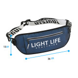 Sport Light Weight Exercise Jogging Gym Custom Running Fanny Pack Waist Bag With Water Pocket