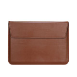 PU Leather Sleeve Case Laptop Leather Stand Cover Portable Notebook Protector Bag For Macbook 13 15 inch