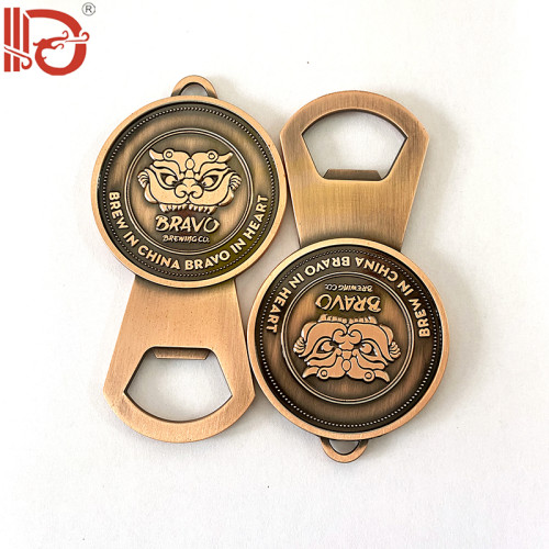 Manufacture cheap copper enamel 3D bottle opener magnetic zinc alloy metal beer opener for gift