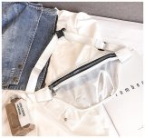 Wholesale Customizable Waterproof Cute Transparent pvc Belt Bag  candy color Clear Fanny Pack Waist Bag