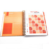 2020 Organizer Customized Printing Sequin Paperboard Cover Gold Edge Spiral Planner