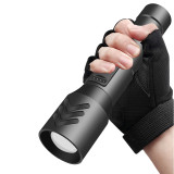 XHP50 With pen clip telescopic zoom high brightness long range power display USB Built-in battery Flashlight