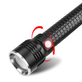 Zoomable Powerful XHP70 Flashlight Tactical 5000 Lumen USB Multi-Function LED Flash Light Torch for Military Use