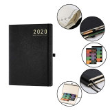 Customized 2022 Leather Agenda Business Planner with Stickers