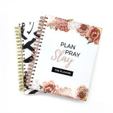 2020 2021 Custom Printing Paper Cover Spiral Prayer Planner