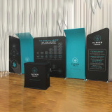 Portable CMYK printing Dye sublimation Trade Show Stretch Fabric Exhibition Photo Booth Equipment
