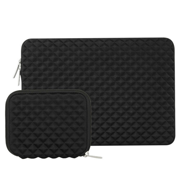 Manufacturer custom laptop case  liner bag rhombus diving material computer sleeve