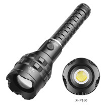 Super XHP160 Powerful Led flashlight 5000 lumen Torch Rechargeable Tactical Flashlight 18650/26650 USB led Torch Hunting light