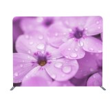 High definition custom printing 8ft 10ft straight tension fabric trade show display tube display birthday party backdrop