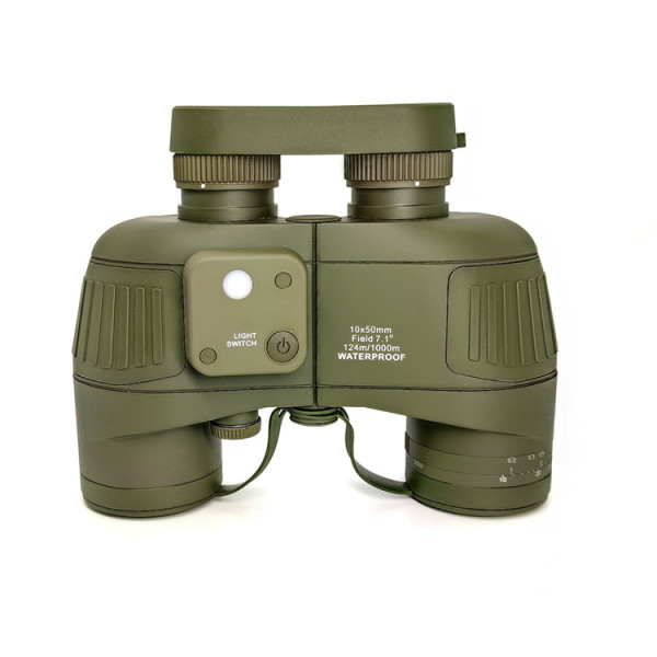 Hollyview 7x50 10x50  binoculars military Fogproof Military Marine Binoculars with rangefinder