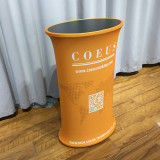 trade show portable new promotional polyester counter display stand
